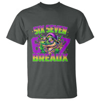 Mardi Gras Six Seven Breaux T Shirt Funny Mardigator Alligator 6 7 Meme