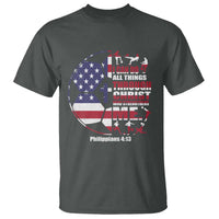 Christian Soccer T Shirt I Can Do All Things Through Christ Who Strengthens Me