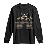 250 Year Timeline 1776 2026 Patriotic Historical Anniversary Long Sleeve Shirt