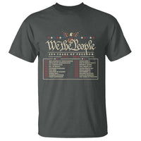 250 Year Timeline 1776 2026 Patriotic Historical Anniversary T Shirt