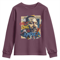 Martin Luther King Youth Sweatshirt The Only King In America No Kings Protest