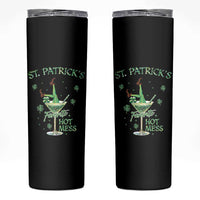 Funny St Patrick's Favorite Hot Mess Skinny Tumbler Drunk Leprechaun Cocktail - Wonder Print Shop
