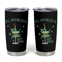 Funny St Patrick's Favorite Hot Mess Tumbler Cup Drunk Leprechaun Cocktail - Wonder Print Shop