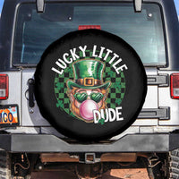 Funny St Patrick's Day Lucky Little Dude Spare Tire Cover Cute Leprechaun Shamrock