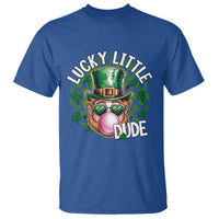 Funny St Patrick's Day Lucky Little Dude T Shirt Cute Leprechaun Shamrock