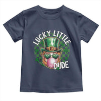 Funny St Patrick's Day Lucky Little Dude Toddler T Shirt Cute Leprechaun Shamrock