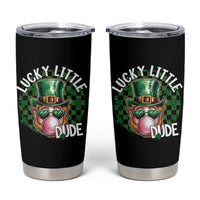 Funny St Patrick's Day Lucky Little Dude Tumbler Cup Cute Leprechaun Shamrock