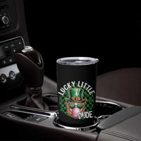 Funny St Patrick's Day Lucky Little Dude Tumbler Cup Cute Leprechaun Shamrock