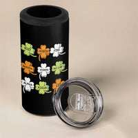 Funny Skibidi Rizz St Patrick's Day 4 in 1 Can Cooler Tumbler Shamrock Clover Candy Rizzler Meme