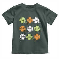 Funny Skibidi Rizz St Patrick's Day Toddler T Shirt Shamrock Clover Candy Rizzler Meme
