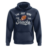 Funny American Football I'm Just Here For The Snacks Hoodie Vintage Star