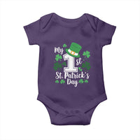 Funny My 1st St Patrick's Day Baby Onesie Shamrock