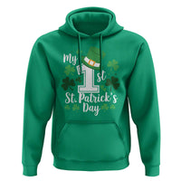 Funny My 1st St Patrick's Day Hoodie Shamrock