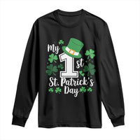 Funny My 1st St Patrick's Day Long Sleeve Shirt Shamrock