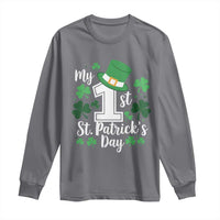 Funny My 1st St Patrick's Day Long Sleeve Shirt Shamrock