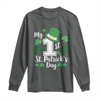Funny My 1st St Patrick's Day Long Sleeve Shirt Shamrock