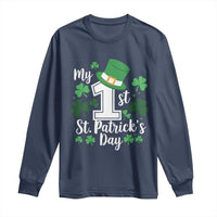 Funny My 1st St Patrick's Day Long Sleeve Shirt Shamrock