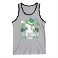 Funny My 1st St Patrick's Day Tank Top Shamrock