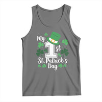Funny My 1st St Patrick's Day Tank Top Shamrock