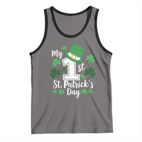 Funny My 1st St Patrick's Day Tank Top Shamrock