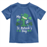 Funny My 1st St Patrick's Day Toddler T Shirt Shamrock Glitter Print
