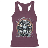 The Female Gaze Petrify The Patriarchy Racerback Tank Top Feminist