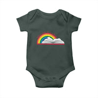Take A Look It's In A Book Baby Onesie Reader Lover Librarian Rainbow