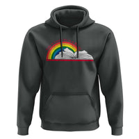 Take A Look It's In A Book Hoodie Reader Lover Librarian Rainbow