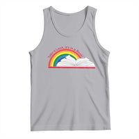 Take A Look It's In A Book Tank Top Reader Lover Librarian Rainbow