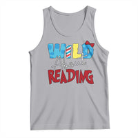 Funny Wild About Reading Tank Top Reader Lover Librarian