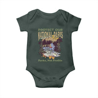 Protect Our National Parks Not Profits Baby Onesie Keep Wild Nature Fish Forest