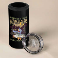 Protect Our National Parks Not Profits 4 in 1 Can Cooler Tumbler Keep Wild Nature Fish Forest