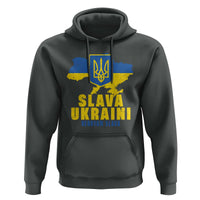 Slava Ukraini Heroyam Slava Hoodie Vintage Ukrainian Flag