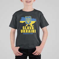 Slava Ukraini Heroyam Slava T Shirt For Kid Vintage Ukrainian Flag
