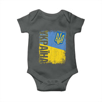 Ukraine Pride Ykpaiha Baby Onesie Vintage Ukrainian Flag