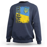 Ukraine Pride Ykpaiha Sweatshirt Vintage Ukrainian Flag