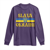 Ukraine Pride Slava Ukraini Long Sleeve Shirt Vintage Ukrainian Flag