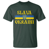 Ukraine Pride Slava Ukraini T Shirt Vintage Ukrainian Flag