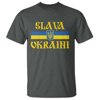 Ukraine Pride Slava Ukraini T Shirt Vintage Ukrainian Flag