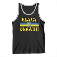 Ukraine Pride Slava Ukraini Tank Top Vintage Ukrainian Flag