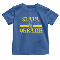 Ukraine Pride Slava Ukraini Toddler T Shirt Vintage Ukrainian Flag