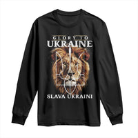 Glory To Ukraine Slava Ukraini Long Sleeve Shirt Lion King