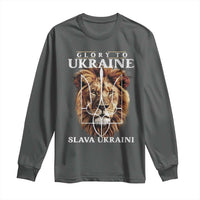 Glory To Ukraine Slava Ukraini Long Sleeve Shirt Lion King