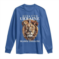Glory To Ukraine Slava Ukraini Long Sleeve Shirt Lion King