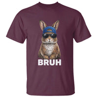 Funny Easter Bruh Bunny Sunglasses Meme T Shirt