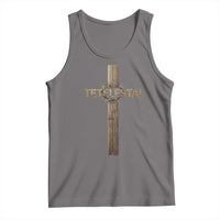 Christian Easter Resurrection Day Tetelestai Religious Cross Tank Top