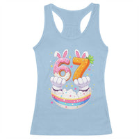 Funny Easter Day Bunny 67 Six Seven Meme Racerback Tank Top