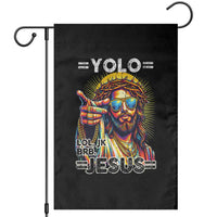 Funny Yolo Lol Jk BRB Christian Easter Garden Flag Resurrection Jesus