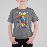Funny Yolo Lol Jk BRB Christian Easter T Shirt For Kid Resurrection Jesus
