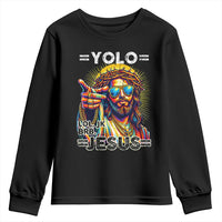 Funny Yolo Lol Jk BRB Christian Easter Youth Sweatshirt Resurrection Jesus